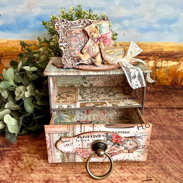 Paper Pad Stamperia 12x12 Tum - Maxi Background Brocante Antiques