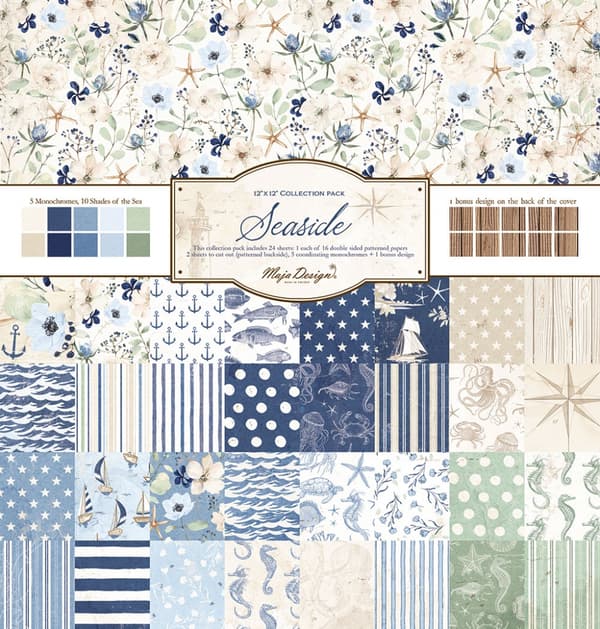Paper Pack 12"x12" Maja Design - Seaside