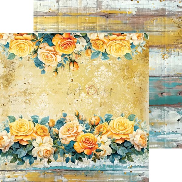 Paper Pad 8x8 - Craft O Clock - Sunset Mood + Basic Paper