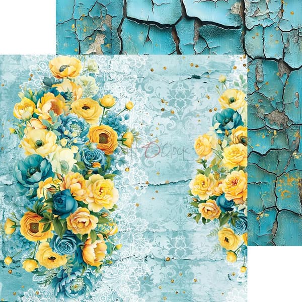 Paper Pad 8x8 - Craft O Clock - Sunset Mood + Basic Paper