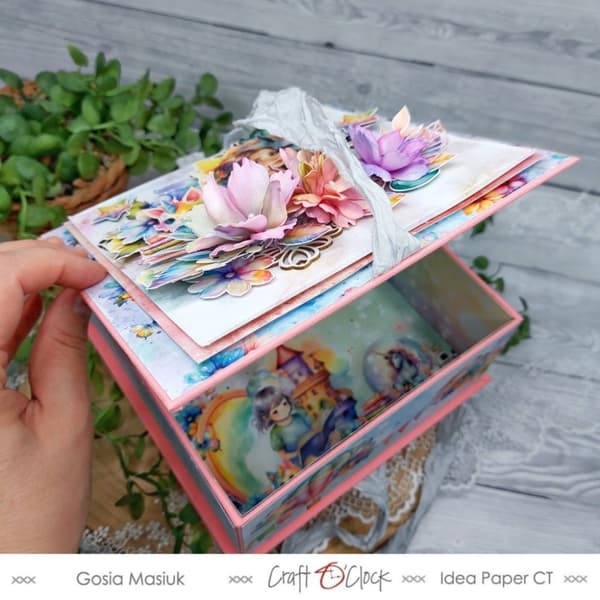 Paper Pad 8x8 - Craft O Clock - Unicorn Sweet