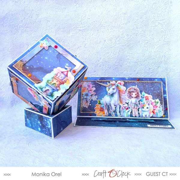 Paper Pad 8x8 - Craft O Clock - Unicorn Sweet