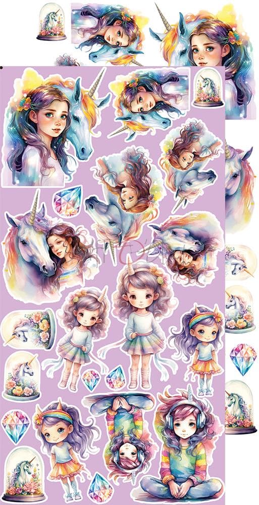 Paper Pack Extra Set - Craft O Clock - Unicorn Sweet