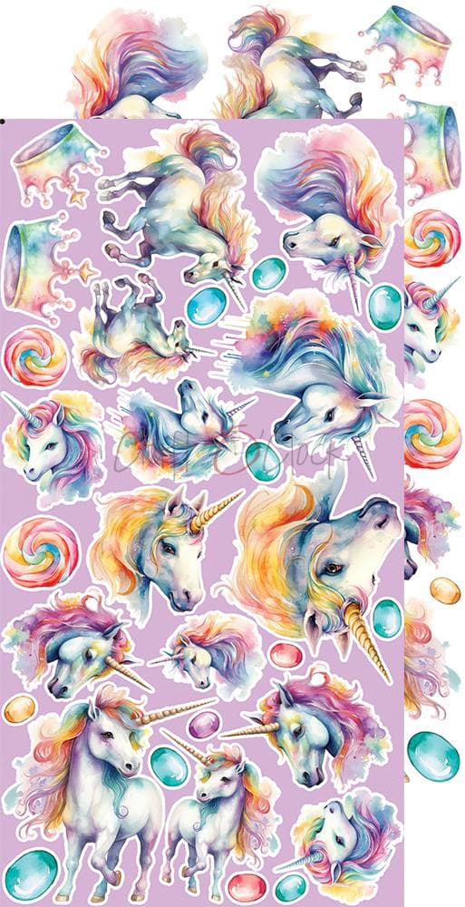 Paper Pack Extra Set - Craft O Clock - Unicorn Sweet