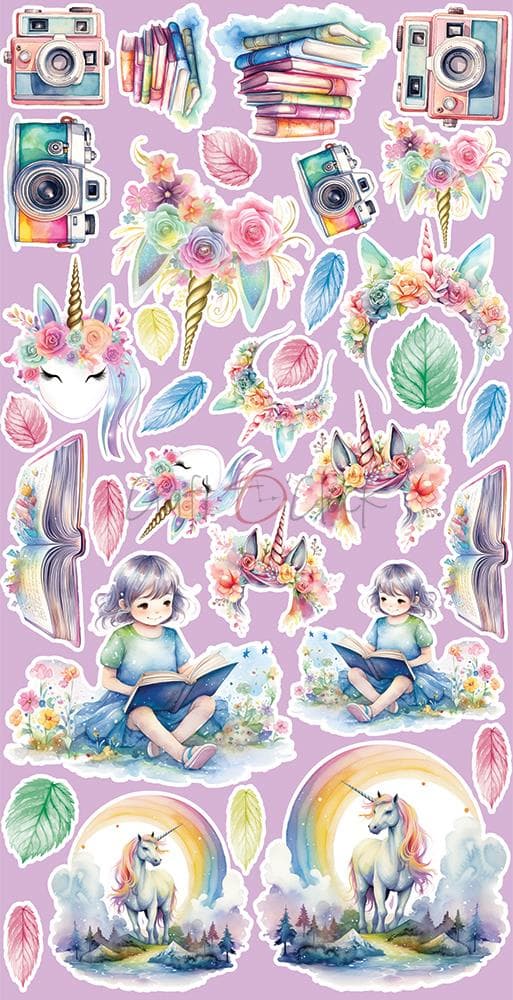 Paper Pack Extra Set - Craft O Clock - Unicorn Sweet