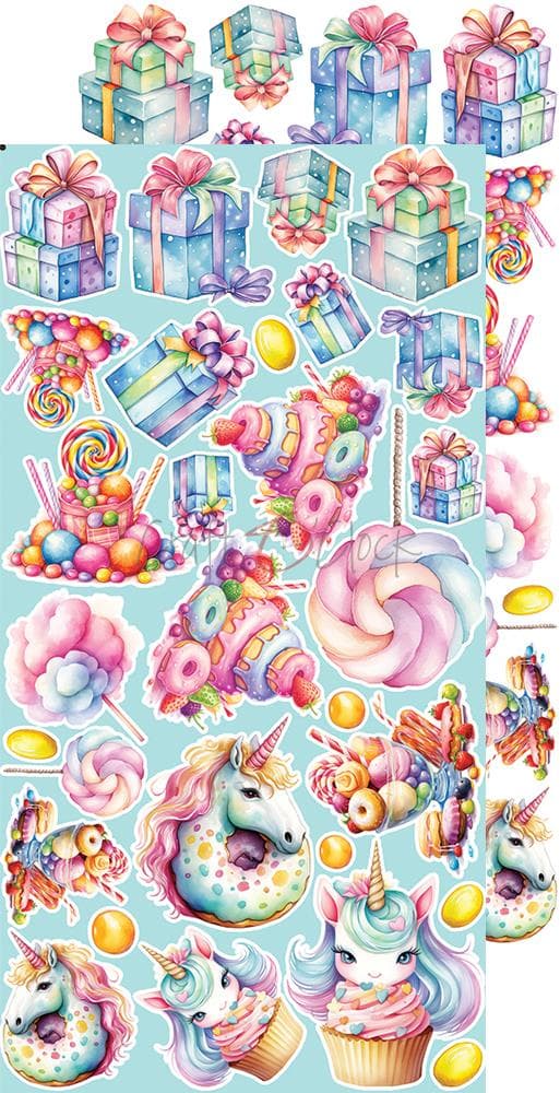 Paper Pack Extra Set Combo - Craft O Clock - Unicorn Sweet