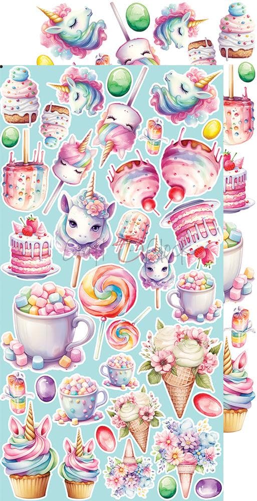 Paper Pack Extra Set Combo - Craft O Clock - Unicorn Sweet