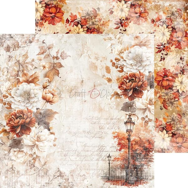 Paper Pad 8x8 - Craft O Clock - Autumnaria + Basic Paper