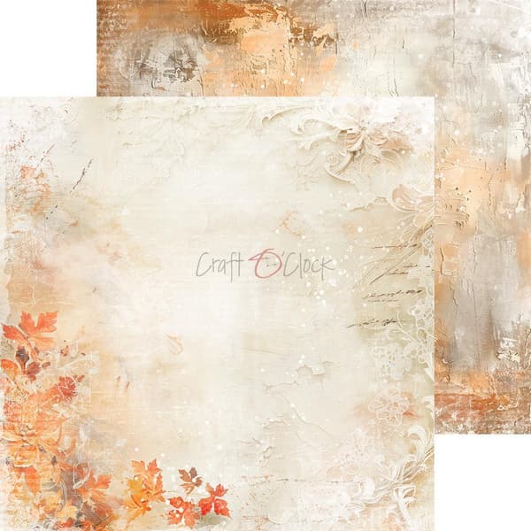 Paper Pad 8x8 - Craft O Clock - Autumnaria + Basic Paper