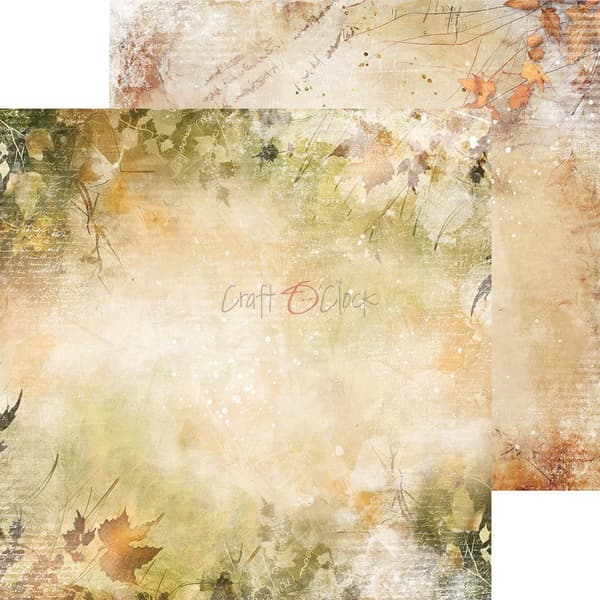 Paper Pad 8x8 - Craft O Clock - Autumnaria + Basic Paper