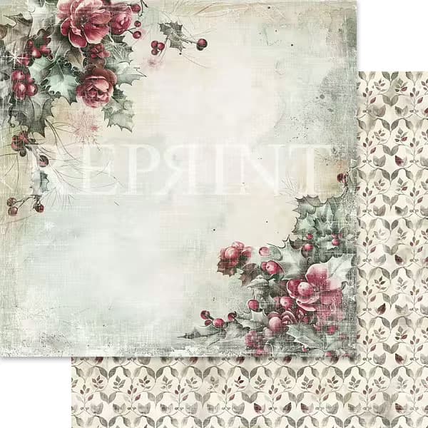 Paper Pad 12x12 - Reprint - X-Mas