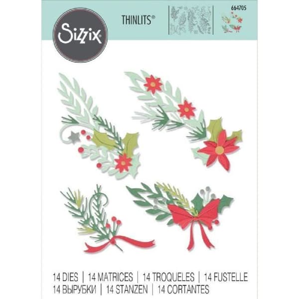 Sizzix 'Festive banners' thinlit die kit (14 st)
