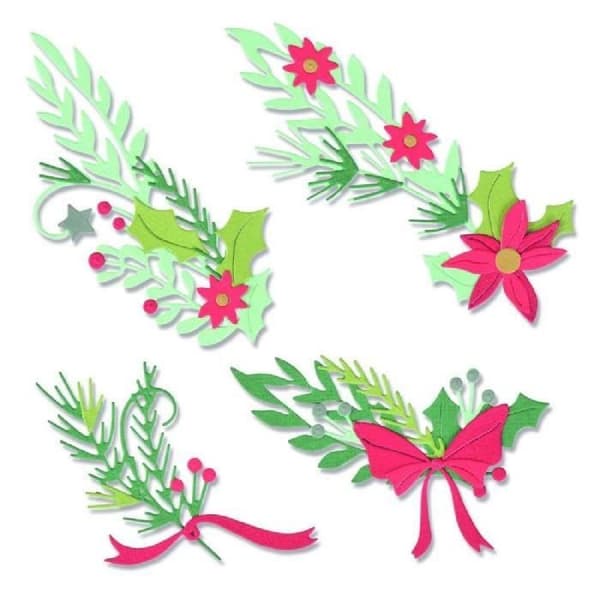 Sizzix 'Festive banners' thinlit die kit (14 st)