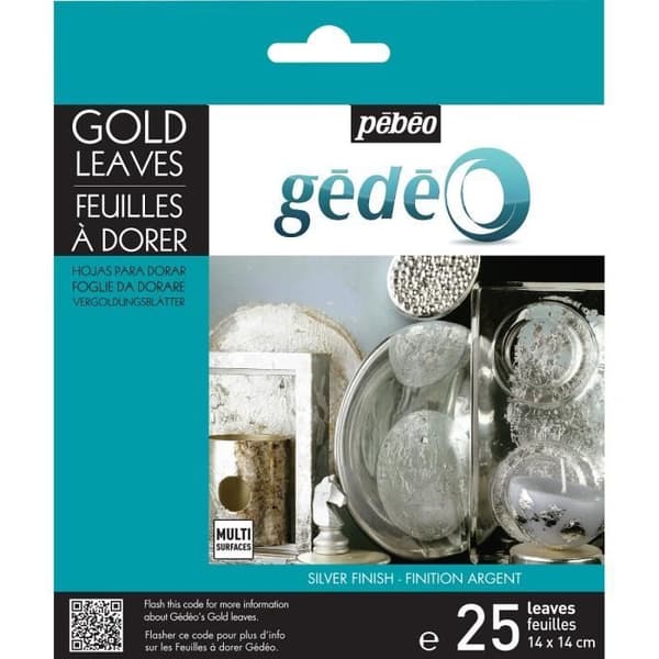 PEBEO 25 Förgyllningsskivor Silver