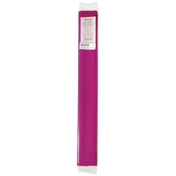 Krepppapper - Rayher - Fuchsia - 50x250 cm - 30 g/m² - Elastisk 51%