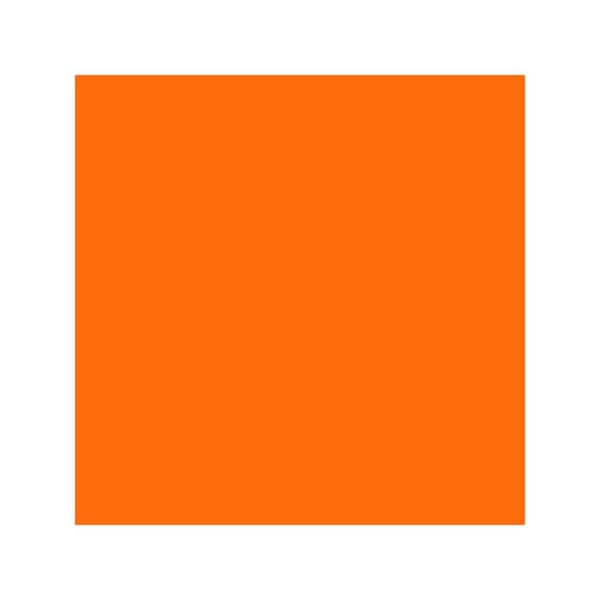 Orange kräpppappersark 50 x 200 cm - MEGACRÉA - mjuk och elastisk
