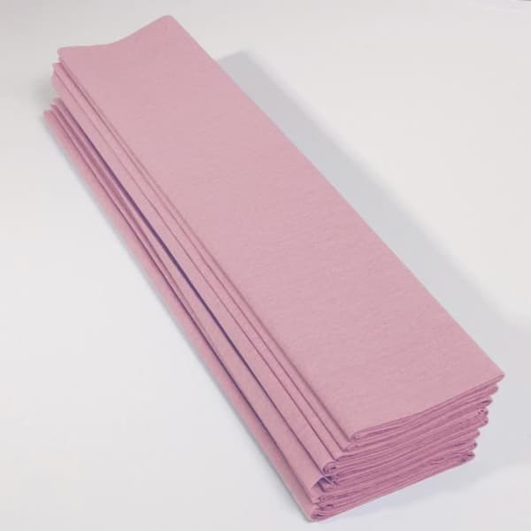 CLAIREFONTAINE Crepon pappersrulle - I påse - 40 g/m² - Ljusrosa