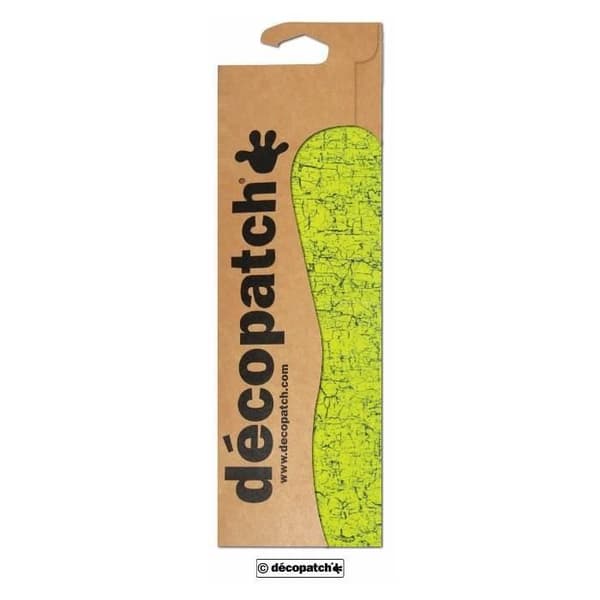 DECOPATCH-påse med 3 identiska ark Grönt Craquelé-mönster 30x40 cm