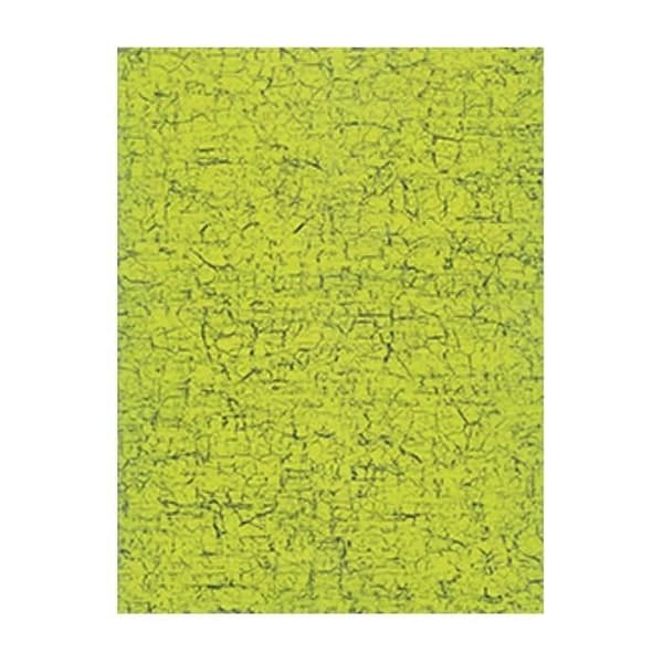 DECOPATCH-påse med 3 identiska ark Grönt Craquelé-mönster 30x40 cm