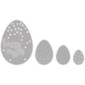 Miniatyrbild 2 av 3: Dekorszablonset:Påskägg, 1,5 - 4,5cm x 1,1 - 3,2cm, 4 delar