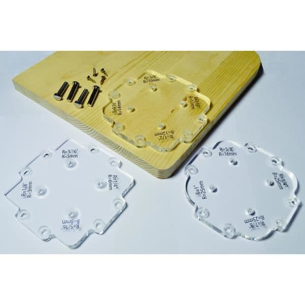 MALLSET FÖR FRÄSNING UPP TILL 12 RADIUS (FRÅN 3,2 TILL 25,4 MM) TMP-R12