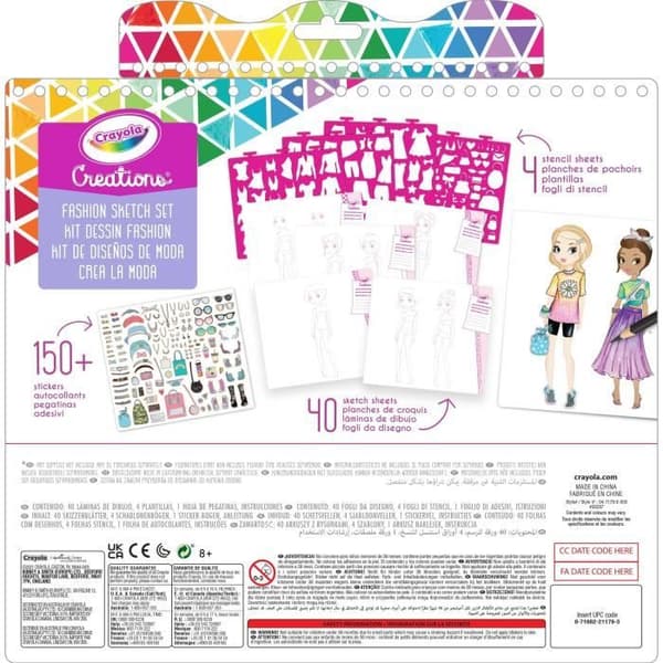 CRAYOLA 04-1178 FÄRGBOK OCH SIDA FÄRGBILDSATS