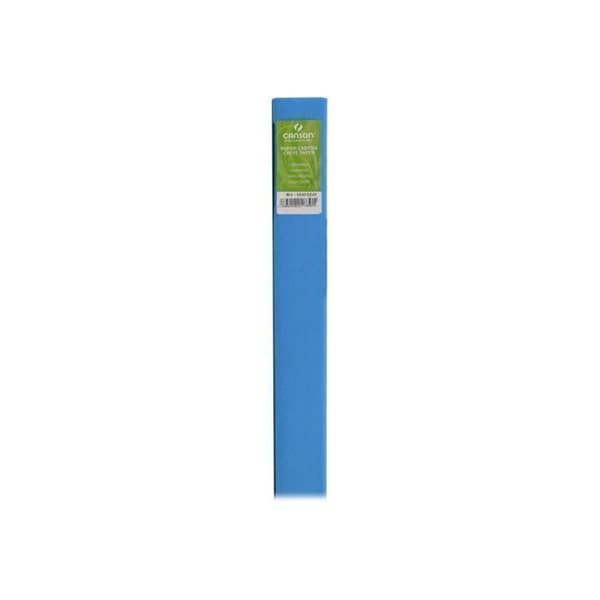 CANSON Premium 25 pappersrulle (50 cm x 2,5 m) turkosblått 48 g-m² crepepapper