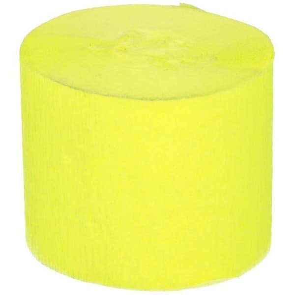 Kreppapper rullar - Fluorescerande - 3,5 cm x 10 m - 4 st