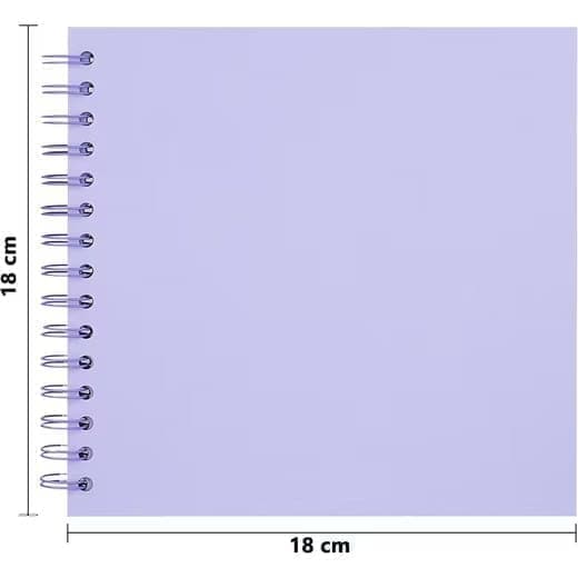 Scrapbog 18x18 cm DIY 40 sider med spiralbinding