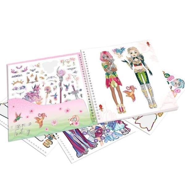 Målaralbum TOP Modellmodell Dress me up Fantasy squirrel