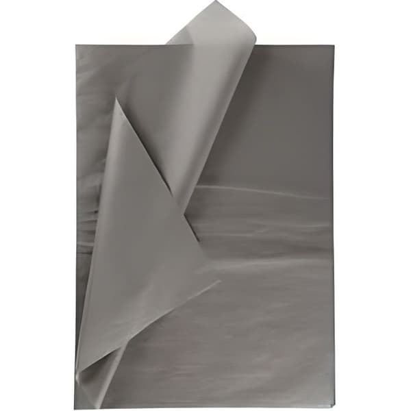 Mjukpapper, ark 50x70 cm, 14 g, grått, 25 ark