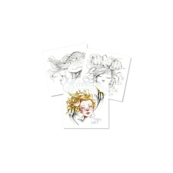 Målarbok - Vild - Band 6 - 28 illustrationer - Emmanuelle Colin - Vuxen