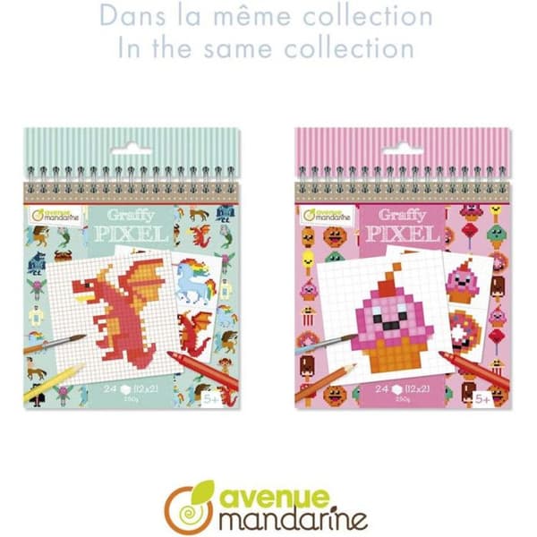 Coloring Graffy Pixel - Kawaii Treats - 24 sidor