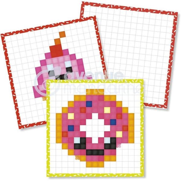 Coloring Graffy Pixel - Kawaii Treats - 24 sidor