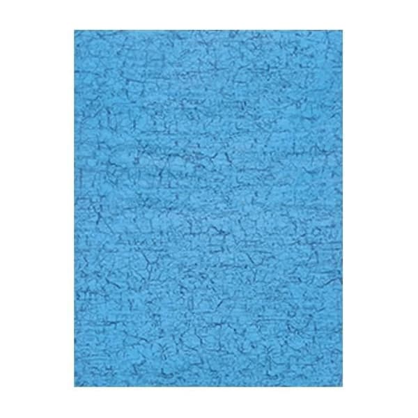 DECOPATCH-påse med 3 identiska ark Blå sprucket mönster 30x40 cm