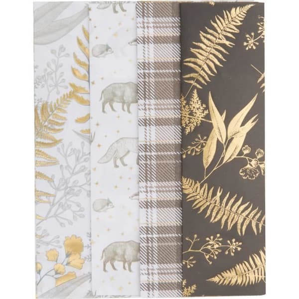 Papier Décopatch - Décopatch - Pocket Hot Foil - 4 designer - 30x40 cm - 20 g/m²