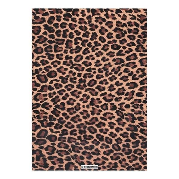 Dekorativa Blad - DECOPATCH - Leomönster - 30x40cm - 3 Blatt - Blandat
