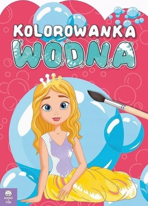Konstruktionsbok - målarbok Böcker och roligt Roliga böcker och målarbok om vattenprinsessan