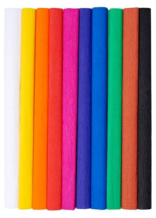 Creppapir - silkpapir Top 2000 - 400153930 - krøllet silkepapir Creatino 50x200cm klassisk blanding (10)