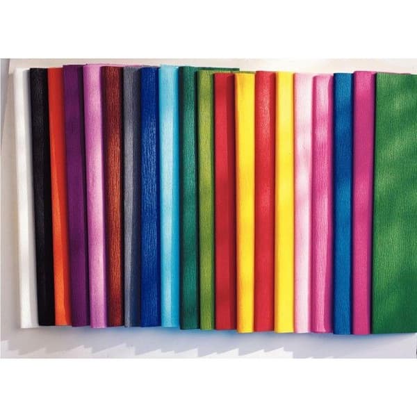 Krepppapper - MAILDOR - 15910 - 250x50 mm - Färg Blå Turkos - Paket med 10 ark