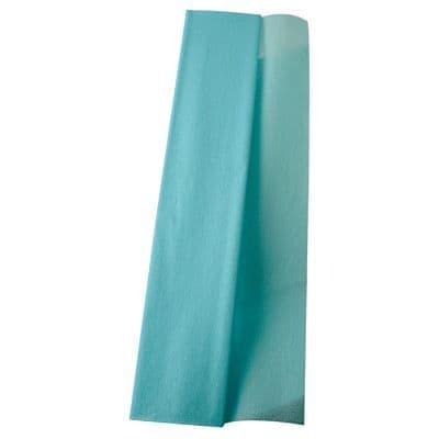Krepppapper - MAILDOR - 15910 - 250x50 mm - Färg Blå Turkos - Paket med 10 ark
