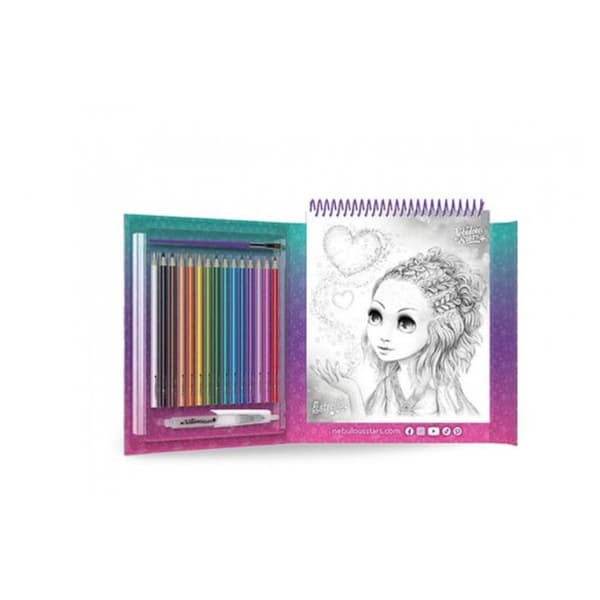 ESTRELIA VATTENFÄRG TECKNINGSBOK - NEBULOUS STARS HAPE HAPNS11133