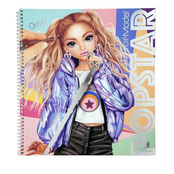 Målar- och skapande album TOP Model modell Popstar Christy