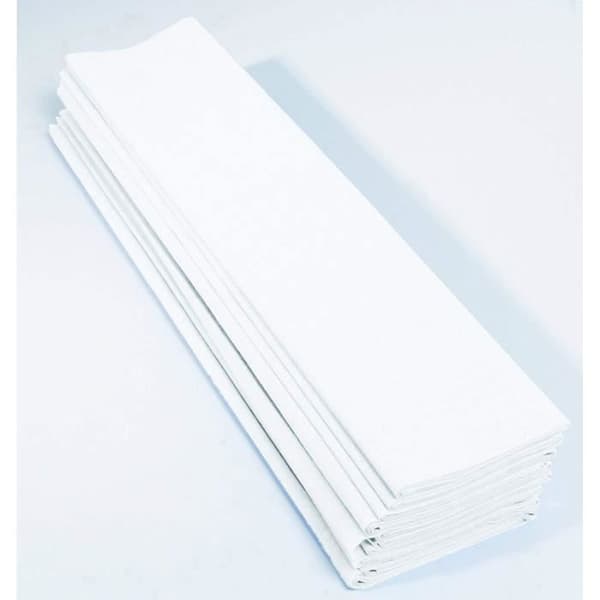 Crepon - CLAIREFONTAINE - M75 - 2,5x0,5m - Paket med 10 - Vit
