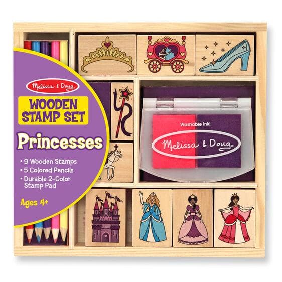 Stämpel Kit i Trä Prinsessa - Melissa & Doug