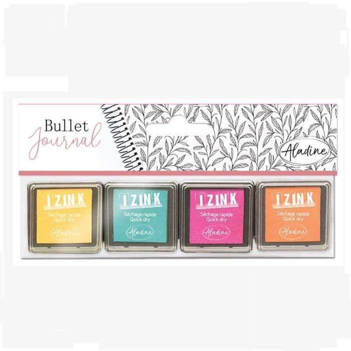 4 mini bläckkuddar - Pastell