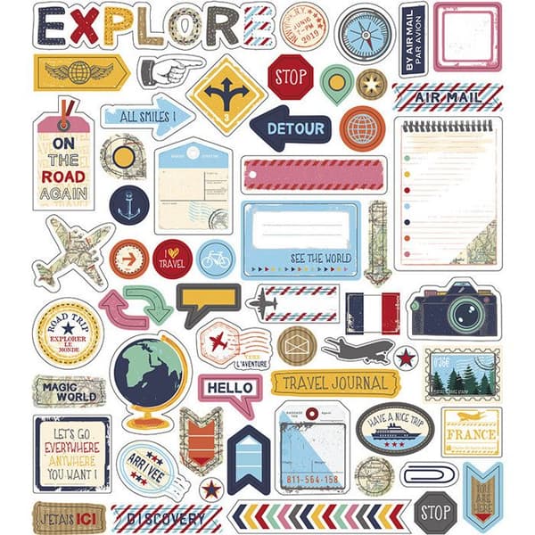 Scrapbooking kit - Resedagbok