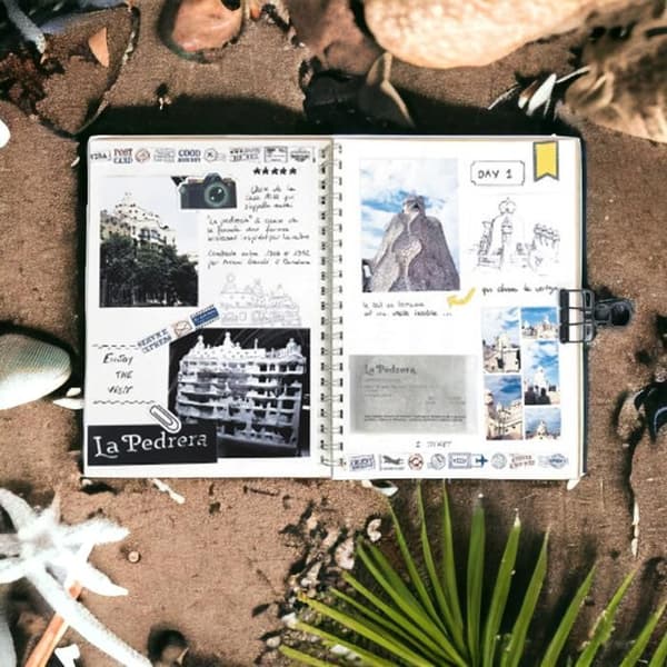 Scrapbooking kit - Resedagbok
