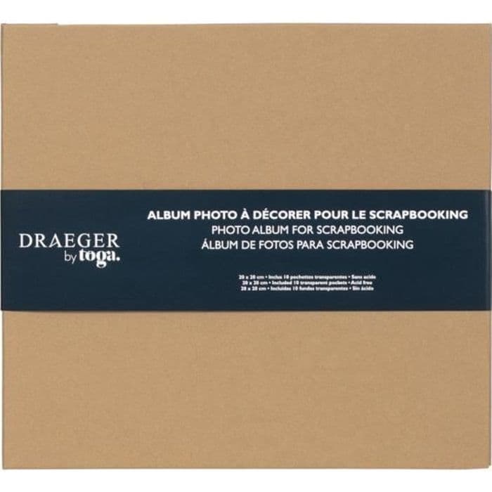 Scrapbooking Album Att Dekorera 20x20 cm - Draeger Paris