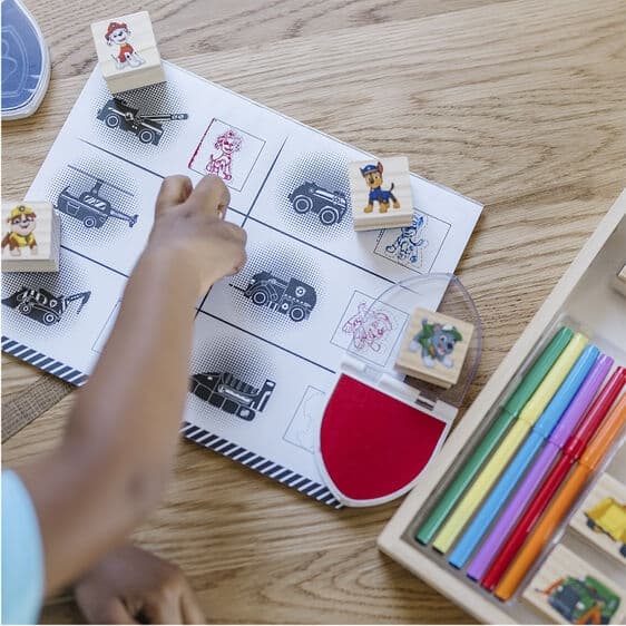 Paw Patrol -puiset postimerkit, aktiviteettisetti - Melissa & Doug